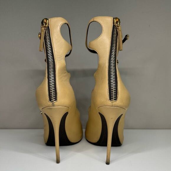Giuseppe Zanotti | Strappy Gladiator Sandal Heels | Tan | Size 37 EU - Picture 7 of 16